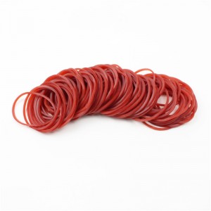 Color rubber bands anti-aging high temperature and strong tension high elasticity rubber ring manufacturers wholesale