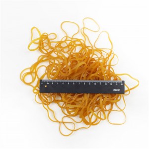 Manufacturers custom lengthened and widened rubber bands druable high temperature and anti-aging yellow rubber