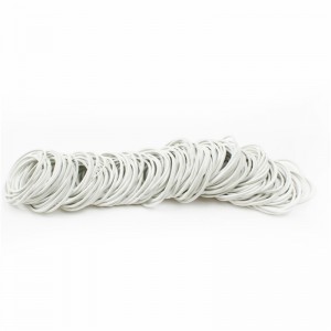 Spot wholesale white high elasticity anti-aging agricultural rubber band safety and environmental protection rubber band