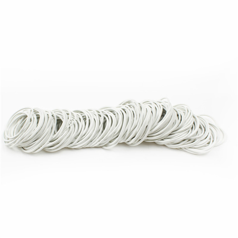 Spot wholesale white high elasticity anti-aging agricultural rubber band safety and environmental protection rubber band