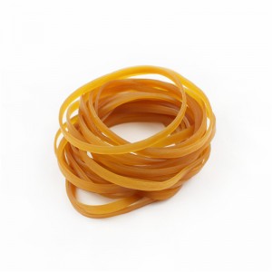 Factory customized yellow transparent high temperature resistant and anti-aging industrial rubber band