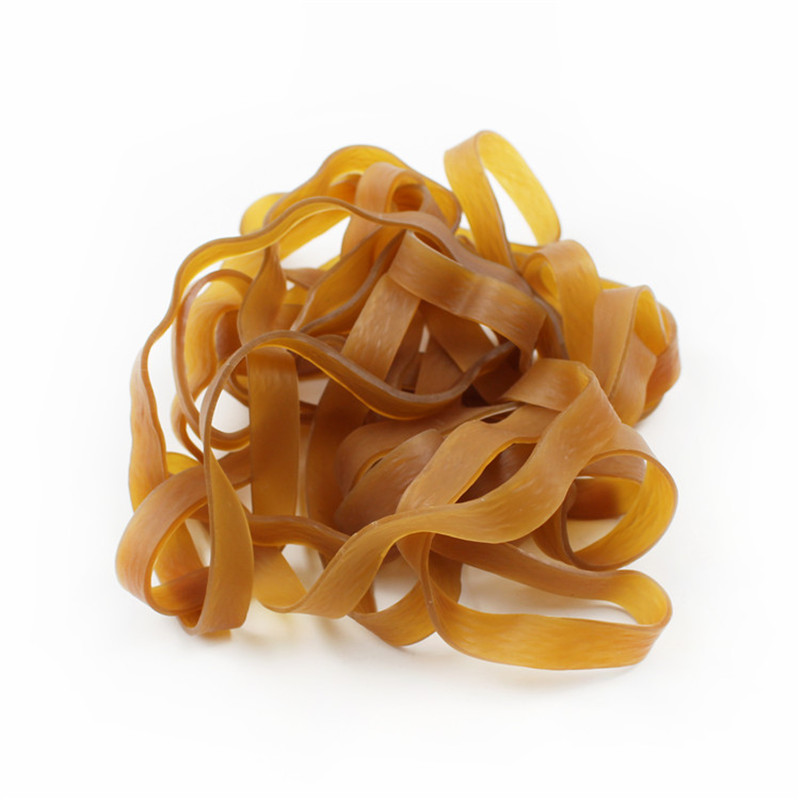 Manufacturers custom natural rubber primary color high elasticity and toughness industrial rubber bands