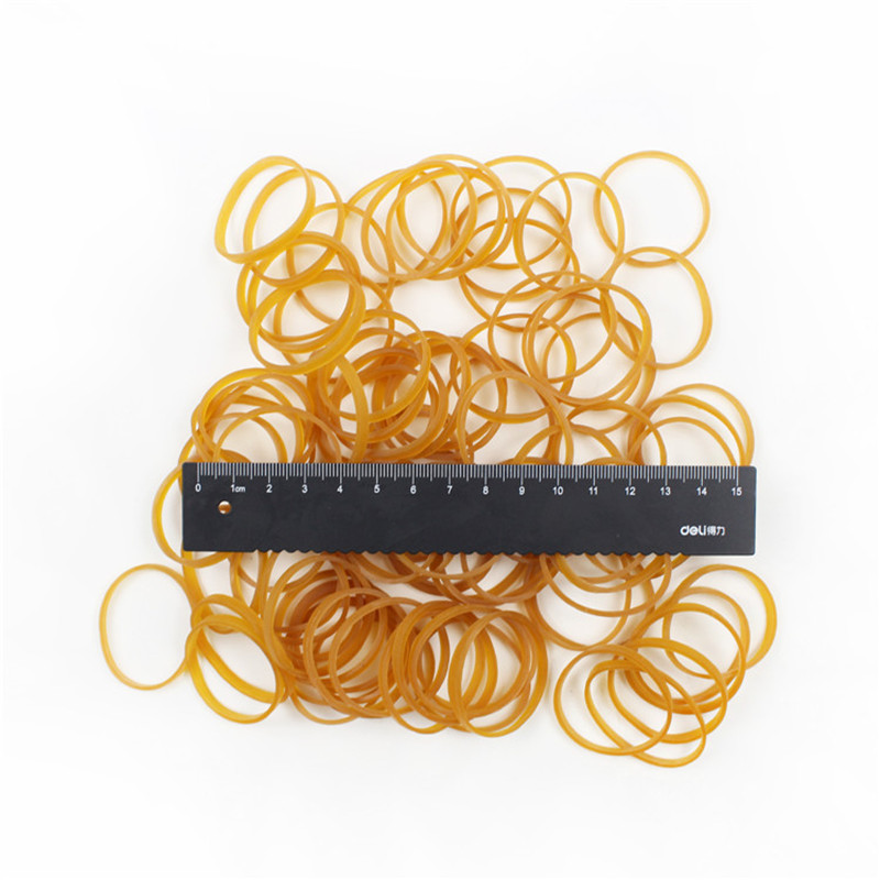 Manufacturer wholesale natural rubber yellow transparent high elasticity and toughness crab, lobster binding agricultural rubber band