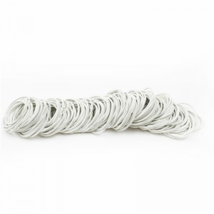 Manufacturers stock white natural rubber rubber bands with high elasticity and toughness for household rubber bands
