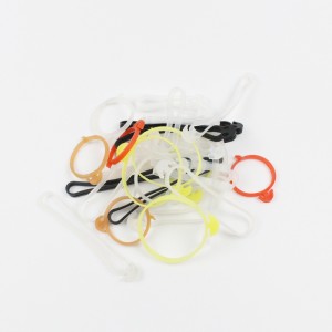 The manufacturer produces and sells hook-shaped rubber bands and can customize natural rubber rubber bands