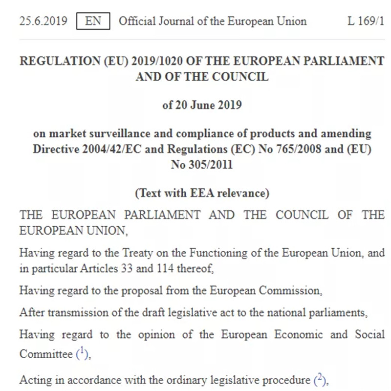 Starting from July 16, CE products exported to the EU will be illegal if they do not have this!