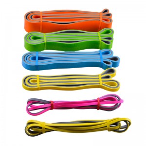 Two-Color Resistance Band Pull Up Heavy Duty Resistance Bands Mobility And Powerlifting Exercise Bands Perfect For Fitness